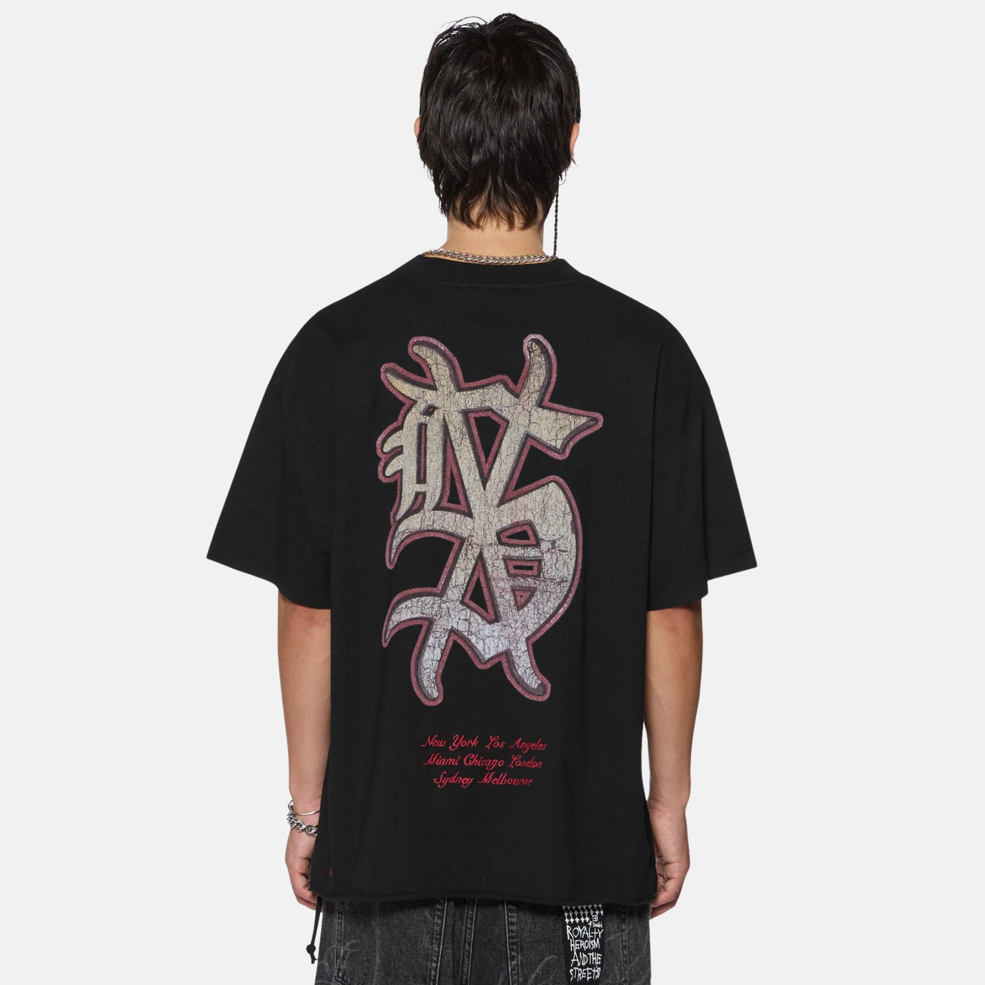 Ksubi Jet Black Playoff Ekcess T-Shirt – Puffer Reds Ksubi Jet Black Playoff Ekcess T-Shirt – Puffer Reds