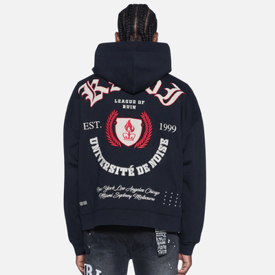 Ksubi League Excess Zip Black Hoodie