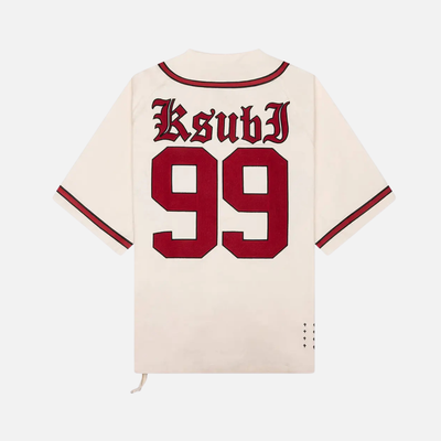 Ksubi Kball Cream Baseball Jersey