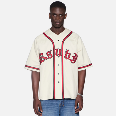Ksubi Kball Cream Baseball Jersey
