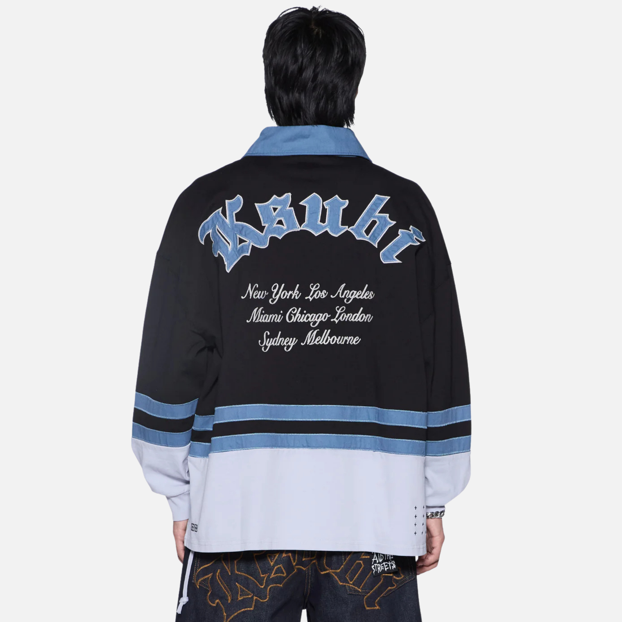 Ksubi Idol Long Sleeve Rugby Shirt