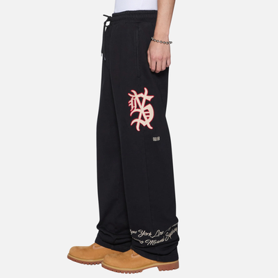 Ksubi Kball Synthesis Black Track Pants