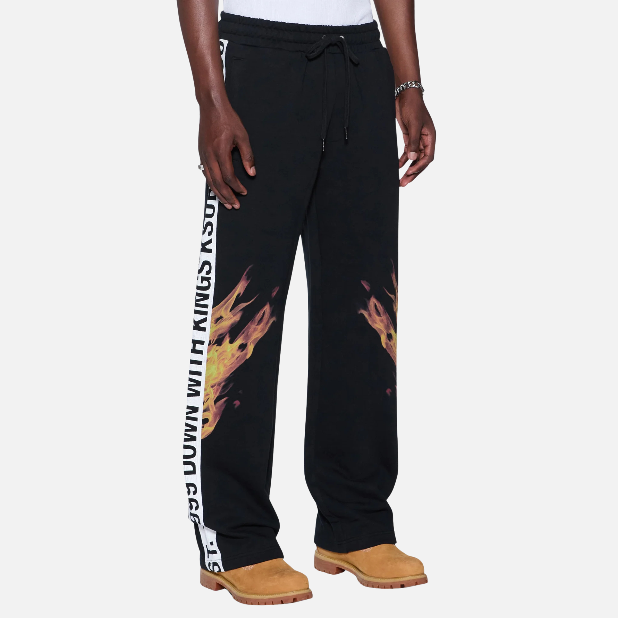 Ksubi Kings Synthesis Black Track Pants