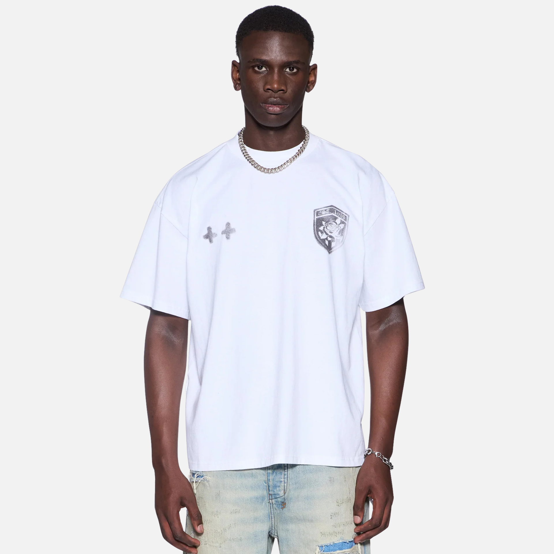 Ksubi Cherub Halen White T-Shirt – Puffer Reds