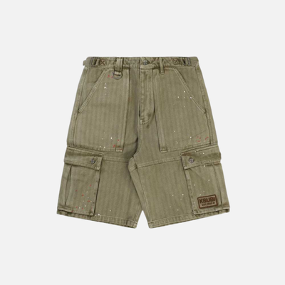Ksubi Khaki Trooper Militant Cargo Shorts