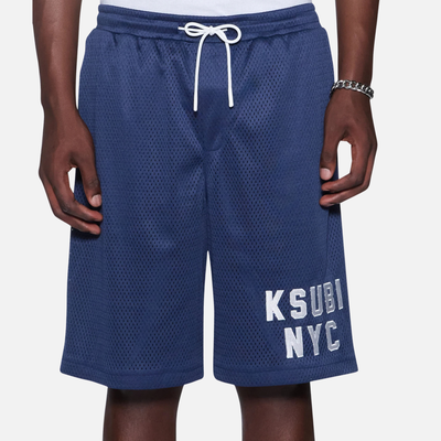 Ksubi K-Lock NYC Mesh Roll Navy Shorts