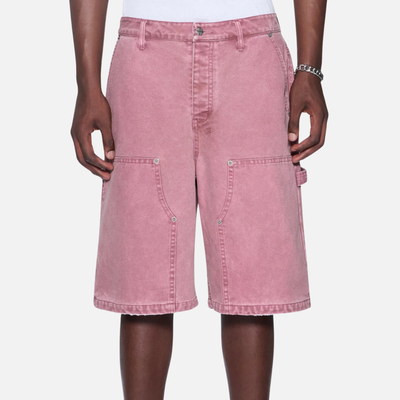 Ksubi Drill Maxx Operator Plum Shorts