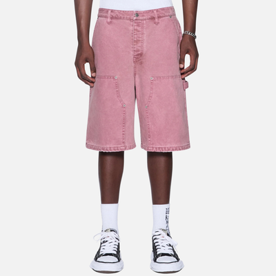 Ksubi Drill Maxx Operator Plum Shorts