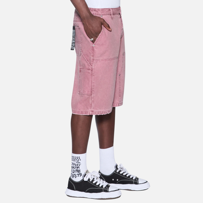 Ksubi Drill Maxx Operator Plum Shorts