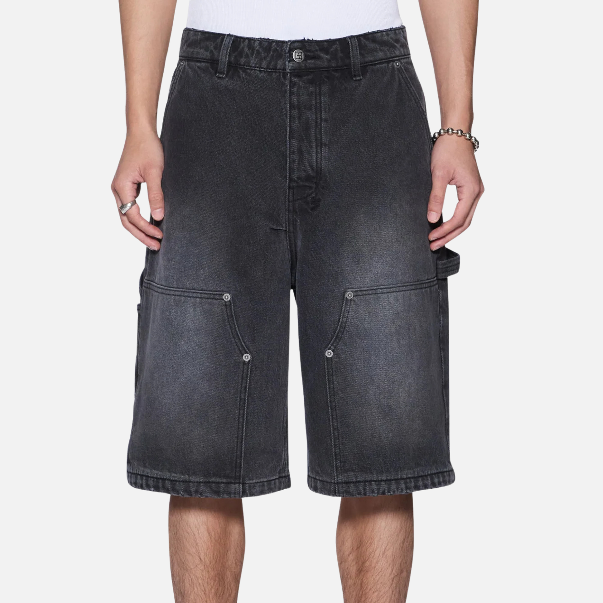 Ksubi Drill Maxx Operator Black Shorts – Puffer Reds