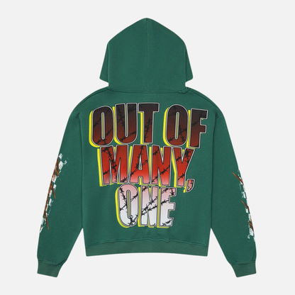 Godspeed Green Motocross Hoodie