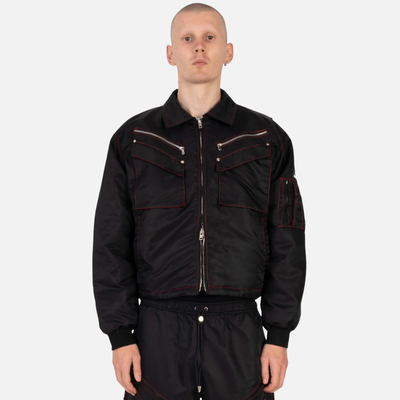 Nash New York Black Parachute Bomber