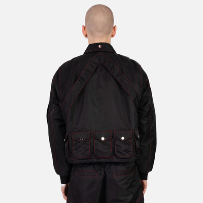 Nash New York Black Parachute Bomber