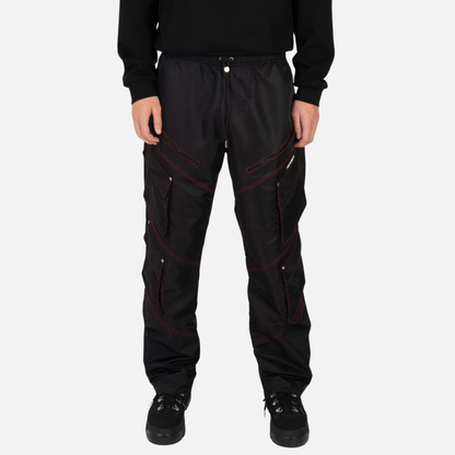 Nash New York Black Angled Cargo Pants