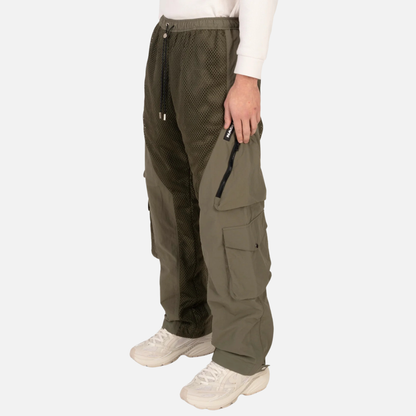 Nash New York Olive Mesh Cargo Pants