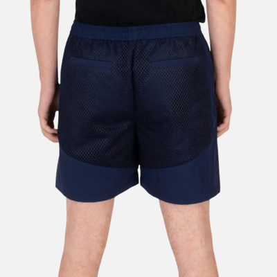 Nash New York Navy Mesh Layered Shorts