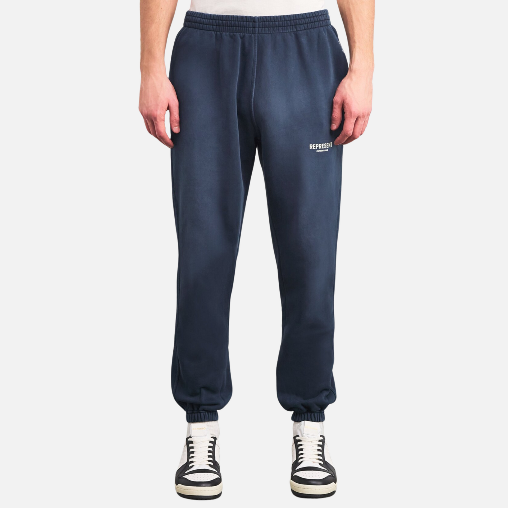 Represent Midnight Navy Owners Club Sweatpants – Puffer Reds