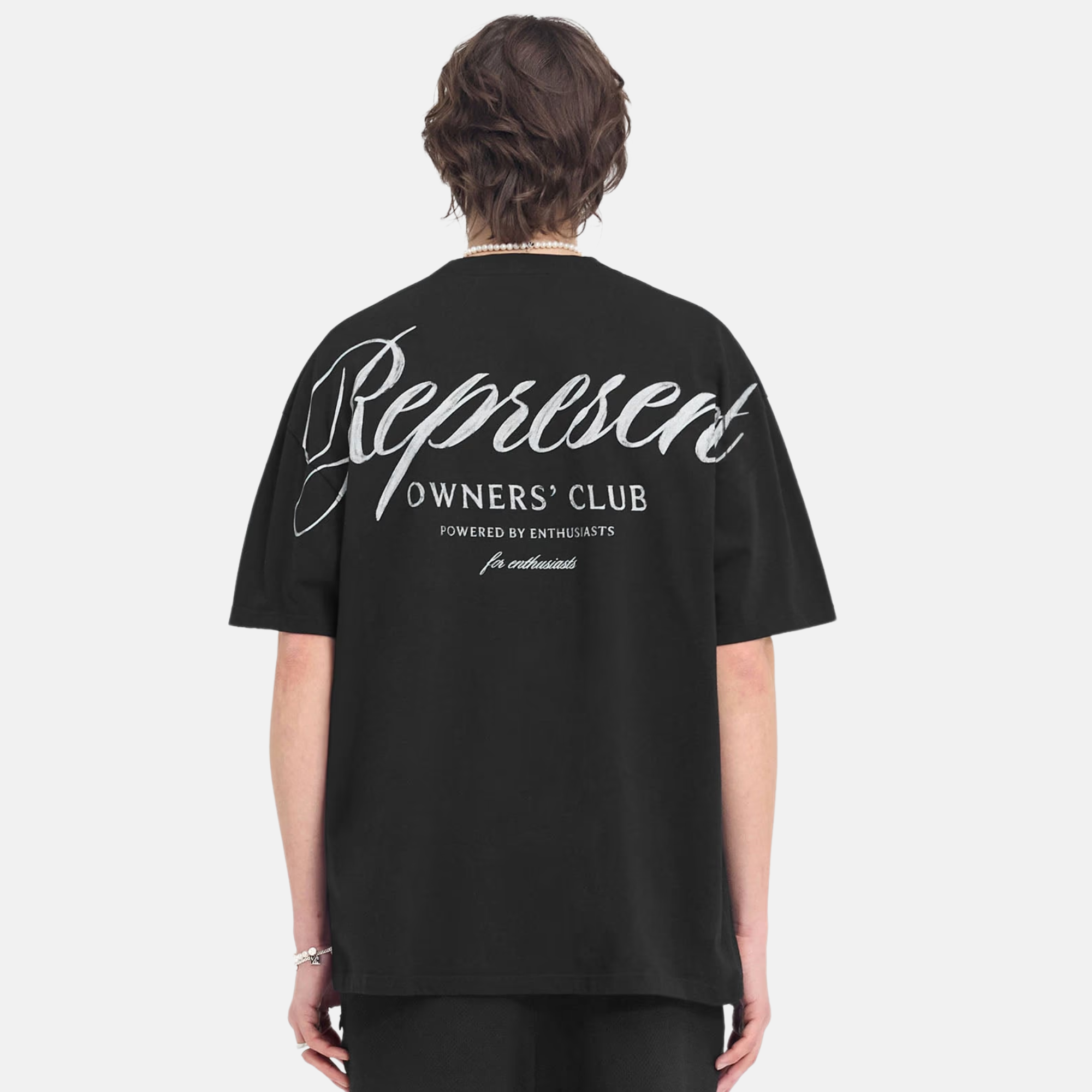 Represent Black Owners Club Script T-Shirt