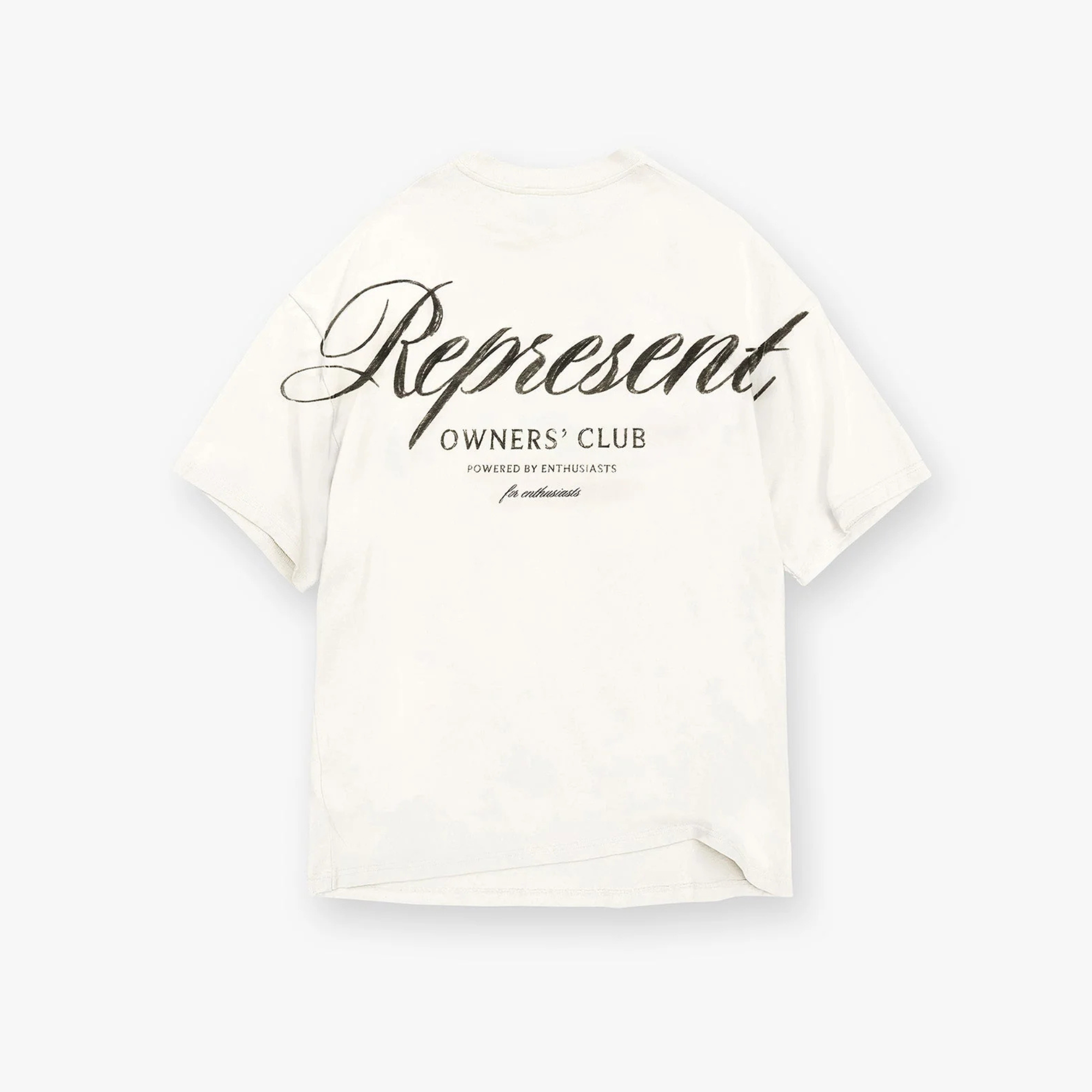 Represent Flat White Owners Club Script T-Shirt