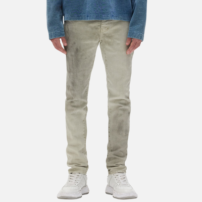 Purple Brand Skinny Haze Pelican Khaki Jeans
