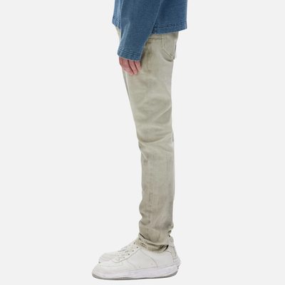 Purple Brand Skinny Haze Pelican Khaki Jeans