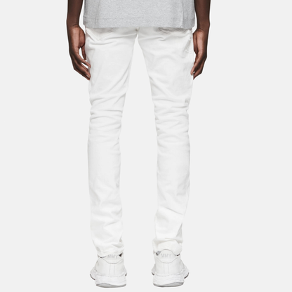 Purple Brand White Light Destroy Jeans