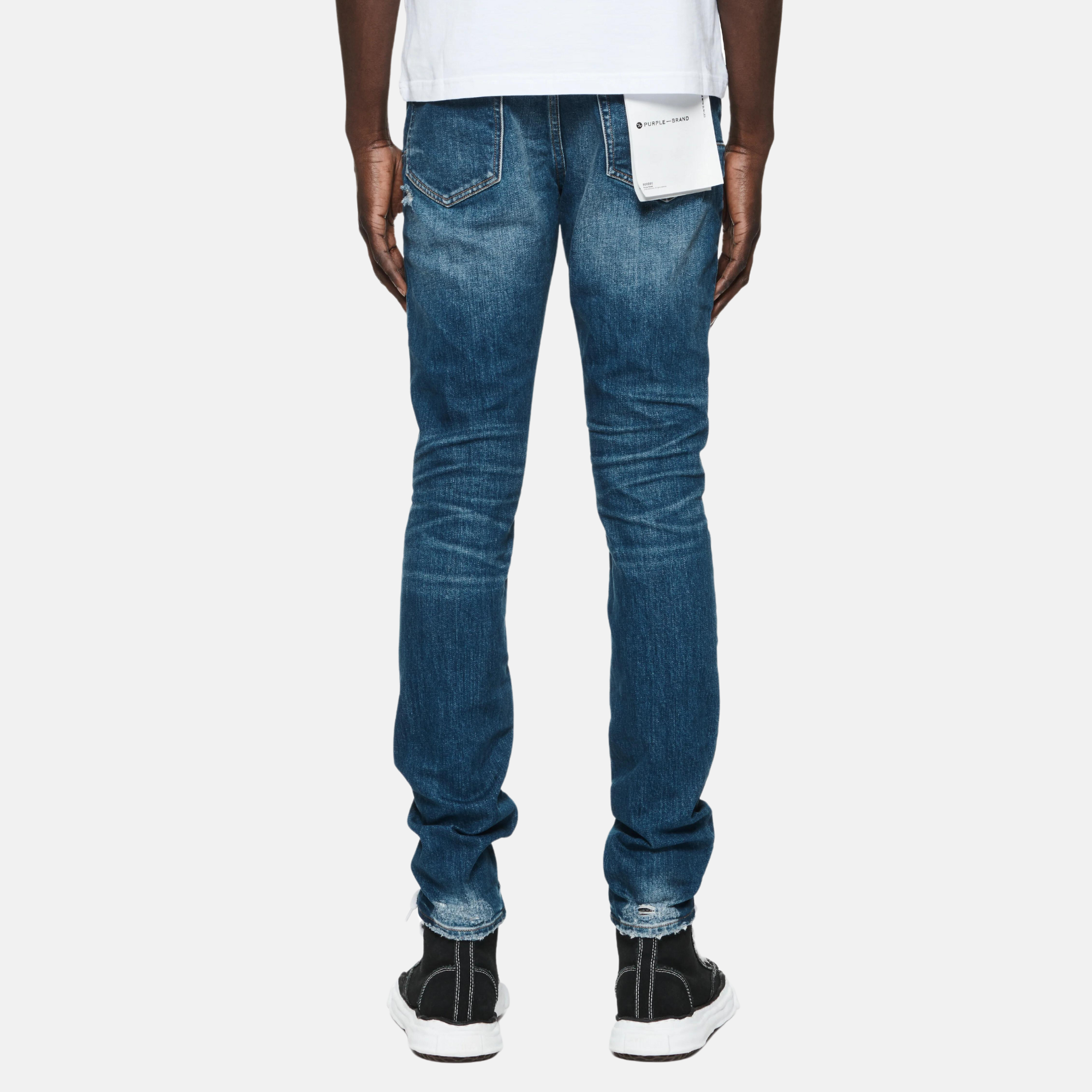 Streetwear Purple Brand Distressed Light Blue Jeans Size 34”