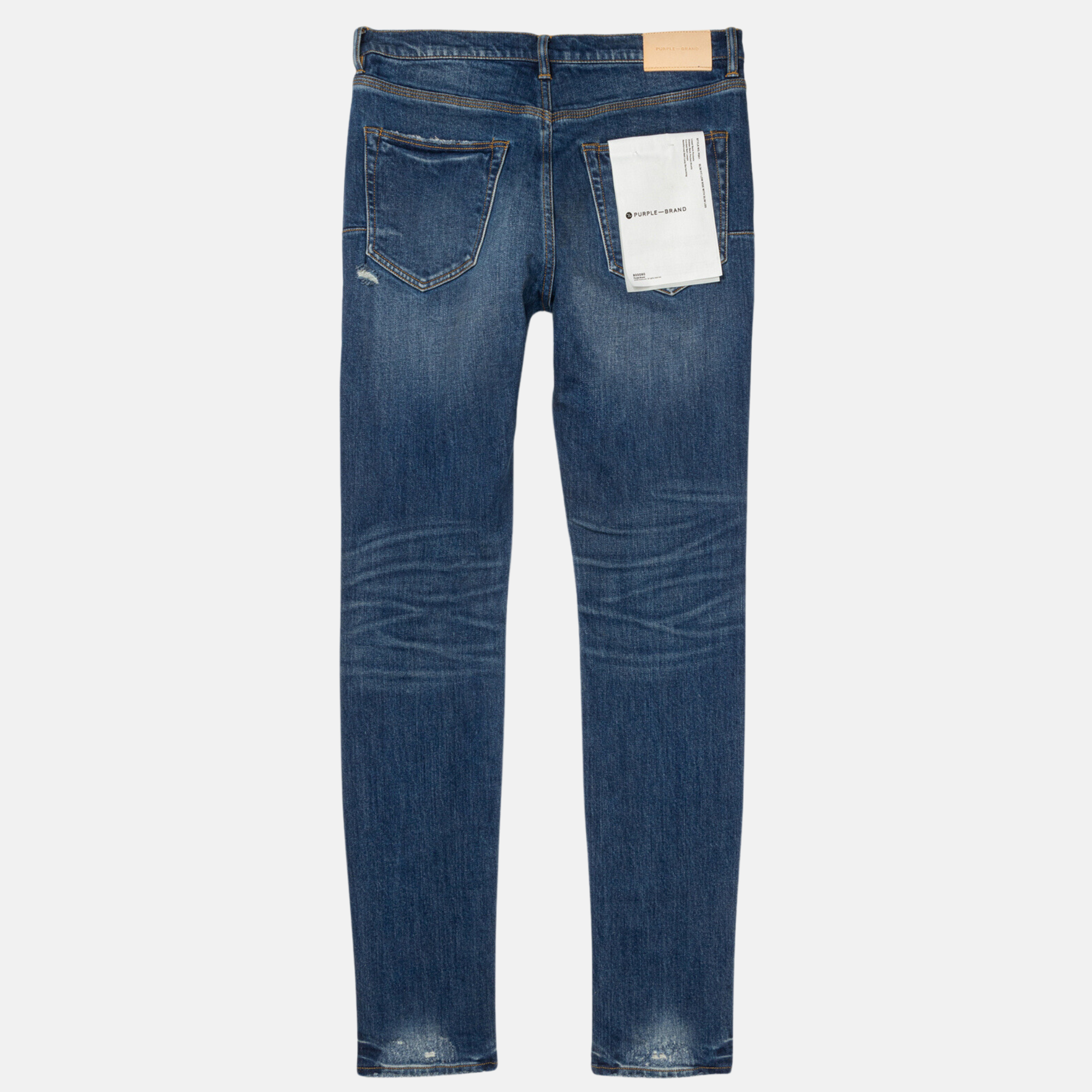 Purple Brand P001 Distressed Stretch-denim Skinny Jeans in Blue for Men