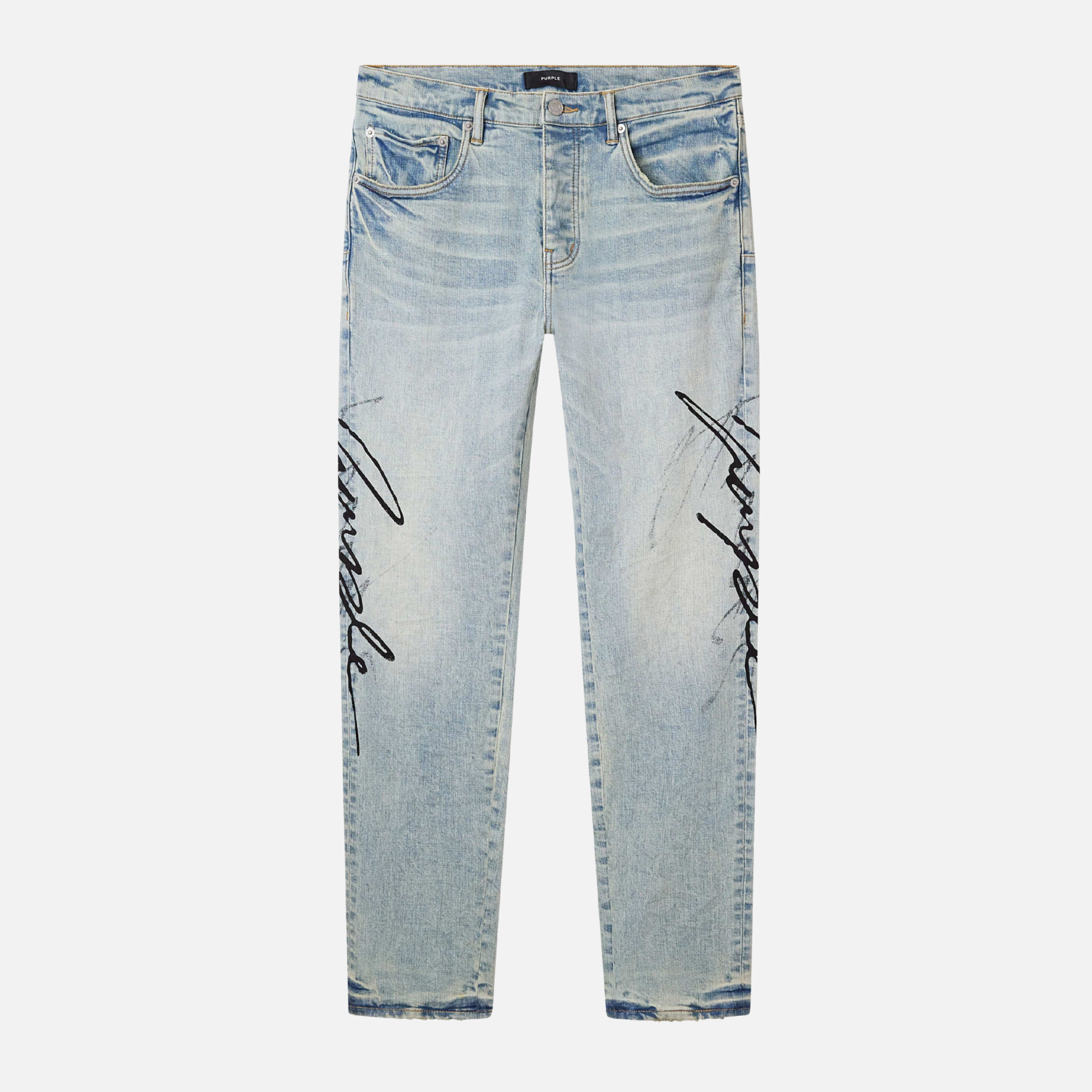 Purple Brand Skinny Double Script Jeans