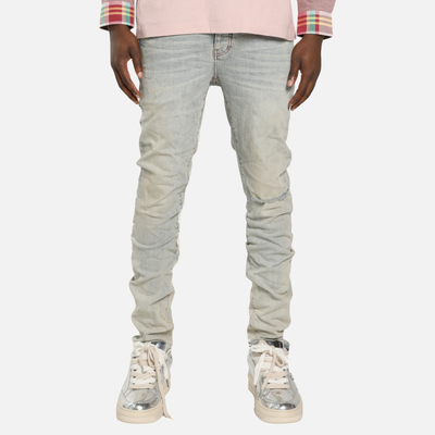 Purple Brand Light Indigo Granita Skinny Jeans