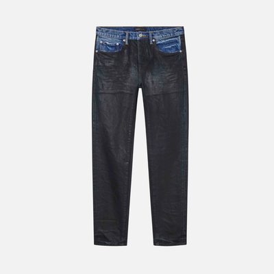 Purple Brand Skinny Black Coated Indigo Jeans