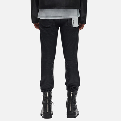 Purple Brand Skinny Black Coated Indigo Jeans