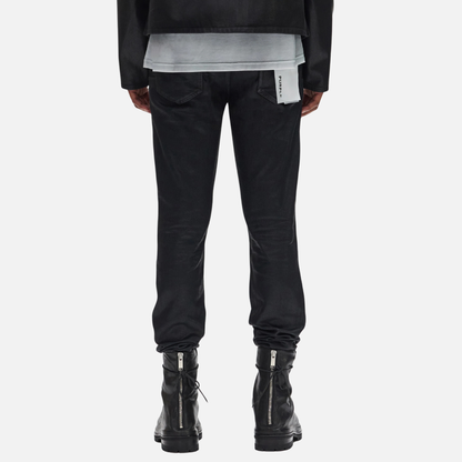 Purple Brand Skinny Black Coated Indigo Jeans