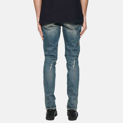 Purple Brand Shadow Seam Coated Tinted Kickdown Jeans