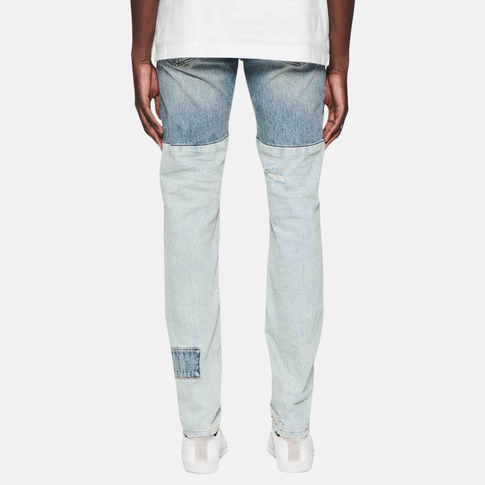 Purple Brand Skinny Patchwork Jeans – Puffer Reds Purple Brand Skinny Patchwork Jeans – Puffer Reds