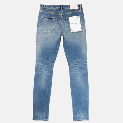 Purple Brand Mid Indigo Thrashed Jeans