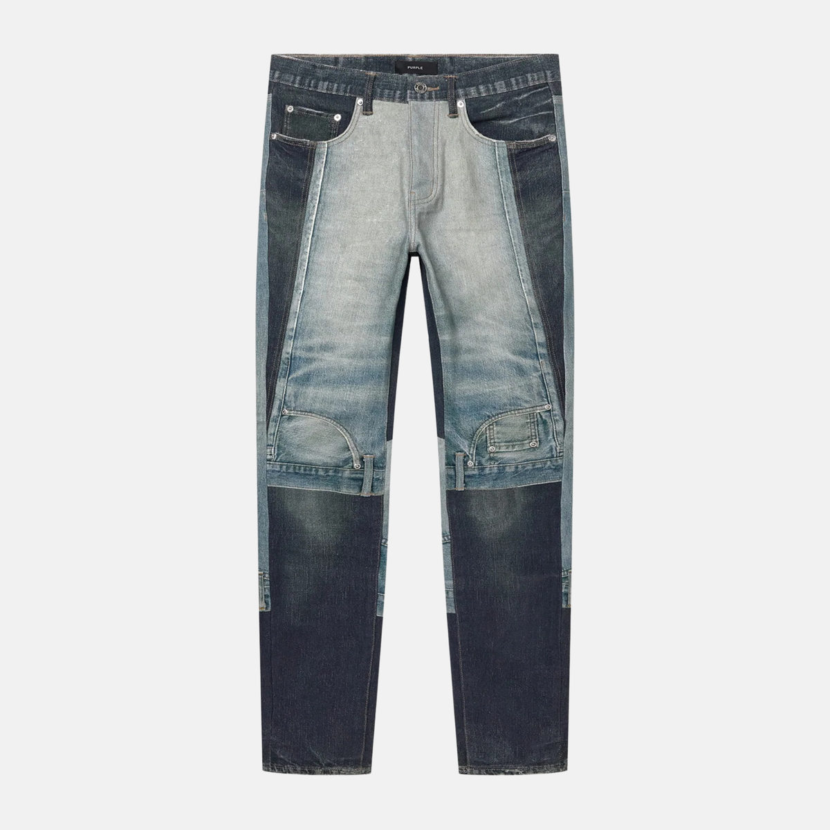 Purple Brand Skinny Upside Down Indigo Jeans