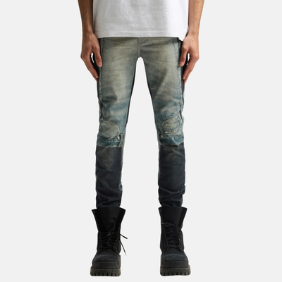 Purple Brand Skinny Upside Down Indigo Jeans