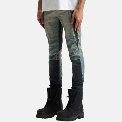 Purple Brand Skinny Upside Down Indigo Jeans