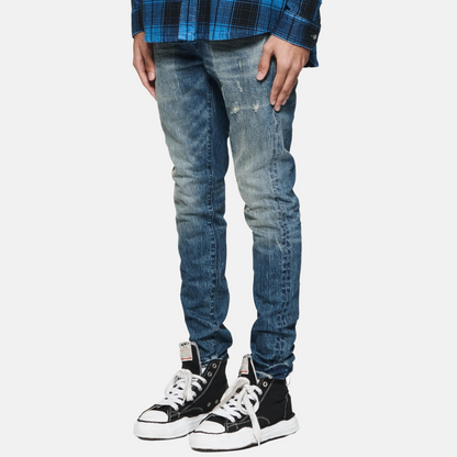 Purple Brand Western Blue Mid Indigo Jeans