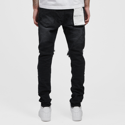 Purple Brand Black Wash Blowout Jeans