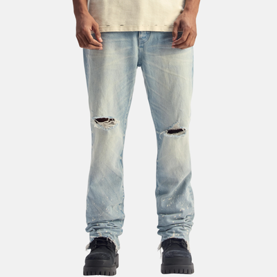 Purple Brand Bleach Splatters Jeans
