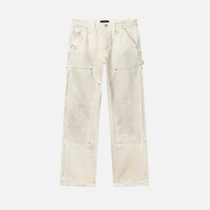 Purple Brand Off White Canvas Carpenter Pants