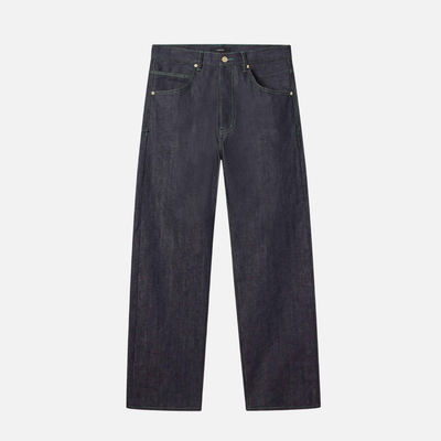 Purple Brand Dark Indigo Baggy Raw Jeans