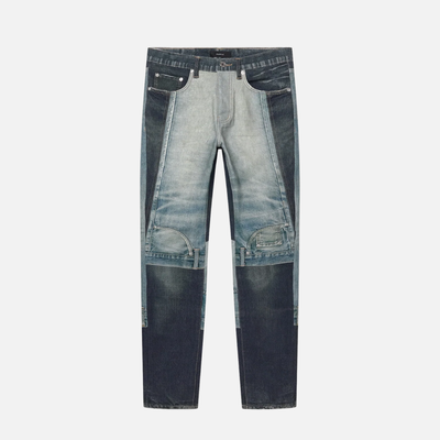 Purple Brand Upside Down Indigo Bootcut Jeans