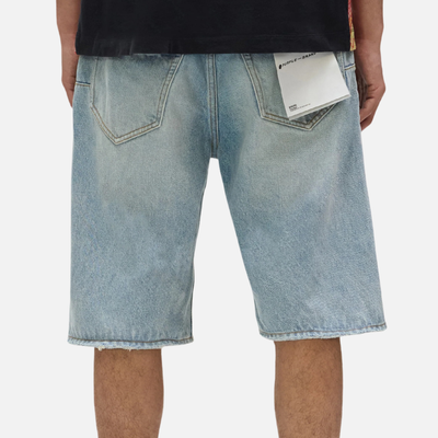 Purple Brand Rivo Worn Denim Shorts
