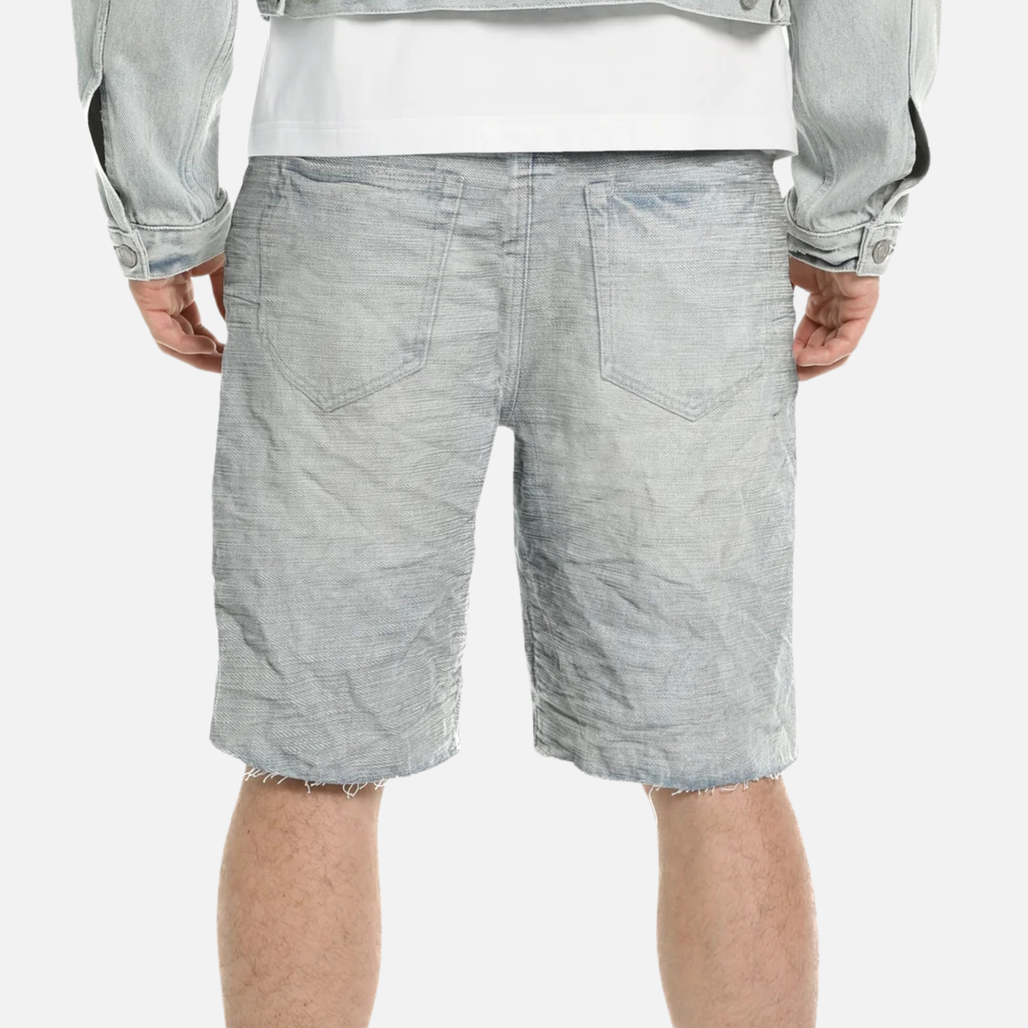 Purple Brand Light Indigo Vintage Slub Shorts