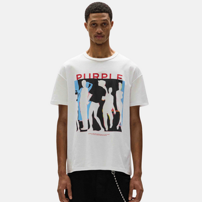 Purple Brand White Jive T-Shirt