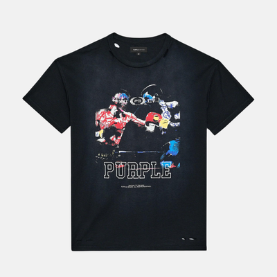 Purple Brand Black Fight Night T-Shirt