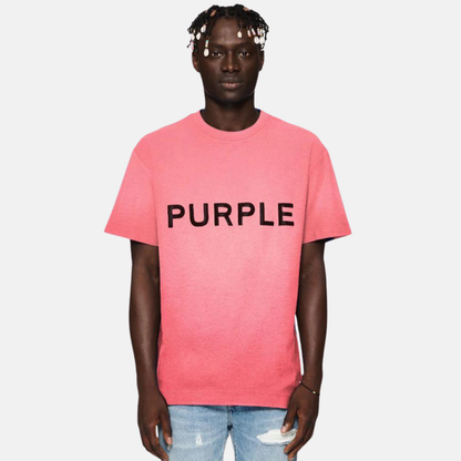 Purple Brand Pink Wordmark T-Shirt